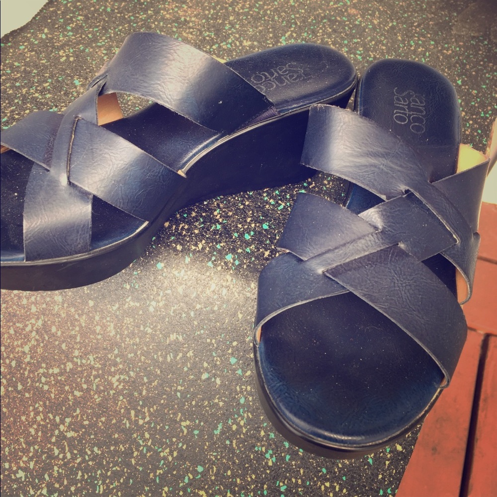 Navy Blue Franco Sarto sandals